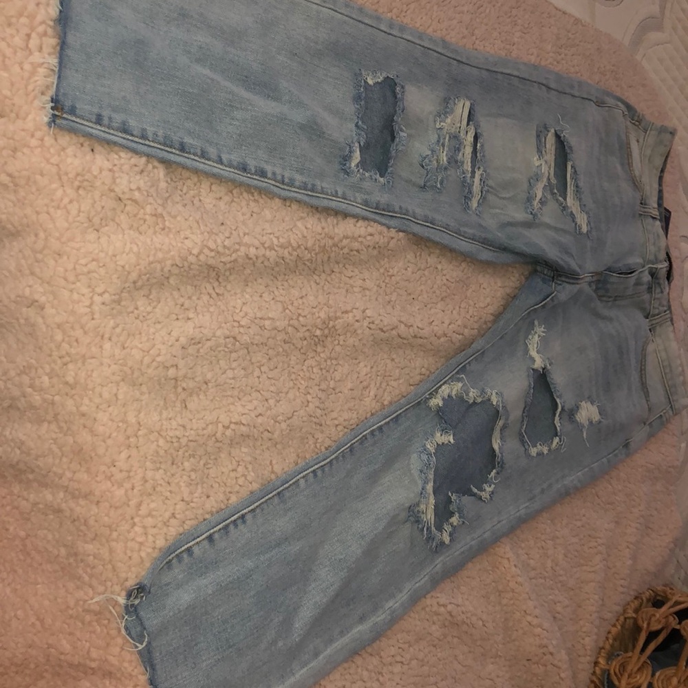 Pretty little thing mom ripped jeans